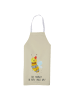 Mr. & Mrs. Panda Kellner Schürze Biene Blume mit Spruch in Gelb Pastell