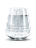 Mr. & Mrs. Panda Trinkglas Capybara Wein mit Spruch in Transparent
