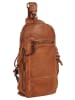 X-ZONE Crossover Bag echt Leder in cognac