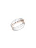 Amor Ring Edelstahl, IP Rose in Bicolor