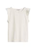 Marc O'Polo DENIM Ärmelloses Volant-Top regular in Silky White