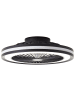 Brilliant LED-Deckenventilator – Dimmbar, RGB & CCT Licht, Ø 46,5 cm, Schwarz