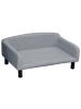 Pawhut Hundesofa Hellgrau 82B x 54T x 36H cm
