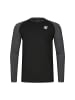 SikSilk Long Sleef in black/grey