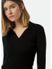 comma Strickpullover langarm in Schwarz