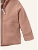 Hessnatur Fleece-Jacke in helles terrakotta