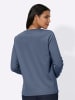 Sieh an! Sweatshirt in rauchblau-ecru