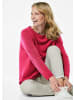 GOLDNER Kaschmirpullover mit U-Boot Ausschnitt in pink