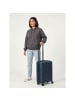 Redolz Essentials 11 4 Rollen Kabinentrolley 55 cm mit Dehnfalte midnight blue