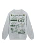 F4NT4STIC Sweatshirt US National Parks Montage in grau meliert