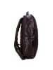 Piquadro B2 Rucksack Leder 41 cm Laptopfach in mahogany