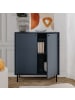 CALICOSY Sideboard BOGOTA in Blau - (W) 80  x (H) 90  x (L) 40  cm