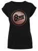 F4NT4STIC T-Shirt David Bowie Rose Gold Circle in schwarz