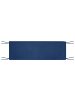 Beliani Gartenbank SOVANA in Braun/Blau - (W) 160 x (H) 91 x (L) 60 cm