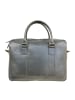 Buckle & Seam Everett Aktentasche Leder 38 cm Laptopfach anthrazit