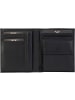 VLD VOi Leather Design Soft Rick Geldbörse Leder 10 cm schwarz