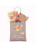 Mr. & Mrs. Panda Tote Bag Rotkehlchen Federn mit Spruch in Braun Pastell