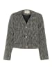 Kaffe Blazer KAminella Regular fit in Black & White boucle