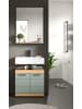 Inn.Furn Spiegel Eiche Artisan 60 x 79 cm, Wandspiegel mit Ablage