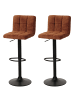 MCW 2er-Set Barhocker G87, Terracotta