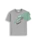 Coccodrillo T-Shirt mit kurzen Ärmeln in grau