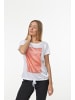 Decay T-Shirt in Weiss-Orange