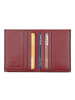 Roncato Detroit Geldbörse RFID Schutz Leder 8 cm in burgundy
