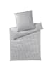 Elegante Bettwäsche Sister Stripe in silber