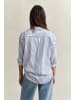 Gant Bluse in blau weiß