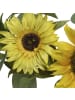 MARELIDA Sonnenblumenkranz in gelb - D: 40cm
