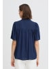Fransa Kurzarm-Bluse FRVILLIA Relaxed fit in Navy Blazer
