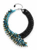 collezione alessandro Kurze Kette " Onyx " in blau