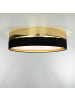 Licht-Erlebnisse Deckenlampe Ø 60 x (H)16.5 cm in Schwarz Gold