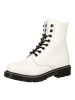 DOCKERS Stiefelette in Weiß/Schwarz