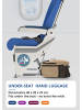 Hauptstadtkoffer BLNBAG M7 - Underseat-Trolley 40×20×25 cm Handgepäck, 20 liter in Champagner