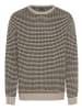 Bruno Banani Rundhalspullover in beige