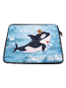 Mr. & Mrs. Panda Notebook Tasche Orca Zylinder ohne Spruch in OZeichenanblue