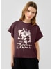 QS T-Shirt in 49D0_bordeaux