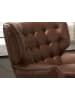 Angel Cerdá Chester-Sessel 5165 in Dunkelbraun / Gold – (B)85 x (H)84 x (T)85 cm