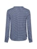 More & More Bluse in hellblau weiß