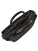 Mandarina Duck Mellow Urban Handtasche Leder 40 cm Laptopfach in nero