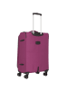 D&N Travel Line 9204 4 Rollen Kofferset 3-teilig mit Dehnfalte purple
