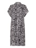 CULTURE Kleid CUelina Oversize fit in Black/White Animal Print