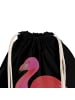 Mr. & Mrs. Panda Drawstring Bag Flamingo Classic ohne Spruch in Schwarz
