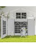 Outsunny Seitenteile für Pavillon,295L x 195H cm,Weiß