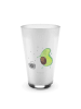 Mr. & Mrs. Panda Blümchentailglas Avocado Tanzen ohne Spruch in Transparent