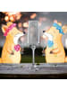 Mr. & Mrs. Panda Sektglas Schwein Glühwein ohne Spruch in Transparent