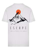 F4NT4STIC T-Shirt Escape Discover the World Mountain in weiß