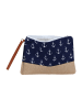 Yuhu Kosmetiktasche Schminktasche Maritim in Blau