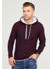 behype Kapuzensweatshirt NATHANAEL in Bordeaux